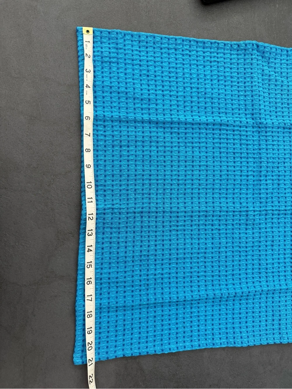 Bright Multicolor Waffle Weave Kitchen Towels - Blue, Green, Yellow, Orange, Red